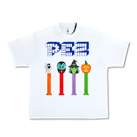 White halloween pez Urban Heavy Tee - trangStudio