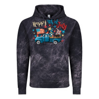 Happy 4th Of July Gnome Truck Vintage Hoodie | Teevron