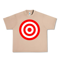 Bullseye Target Red & White Rings Target Urban Heavy Tee | Teevron
