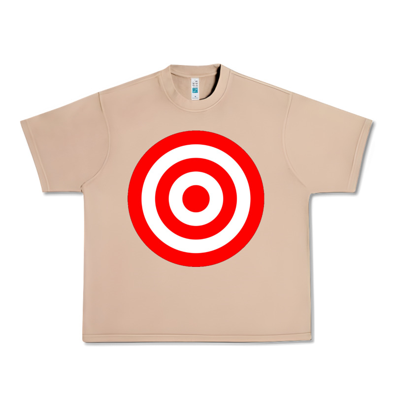Bullseye Target Red & White Rings Target Urban Heavy Tee by DesignPulse | Teevron