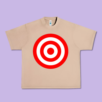 Bullseye Target Red & White Rings Target Urban Heavy Tee Designed By Designpulse