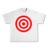 Lunar Rock bullseye target red & white rings target Urban Heavy Tee - DesignPulse