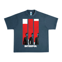 Midnight Navy INTERPOL BAN Urban Heavy Tee - DesignPulse