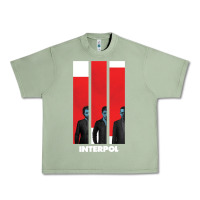 Oil Green INTERPOL BAN Urban Heavy Tee - DesignPulse