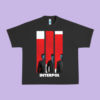 Interpol Ban Urban Heavy Tee Designed By Designpulse