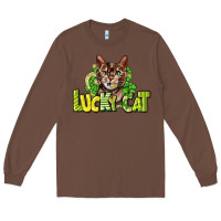 Chestnut Lucky cat St. Patrick's Long Sleeve Tee - HowdyJamesFarm