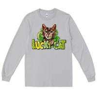 Moon Dust Lucky cat St. Patrick's Long Sleeve Tee - HowdyJamesFarm