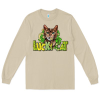 Mushroom Lucky cat St. Patrick's Long Sleeve Tee - HowdyJamesFarm