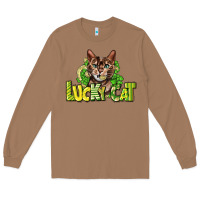 Toasted Coconut Lucky cat St. Patrick's Long Sleeve Tee - HowdyJamesFarm