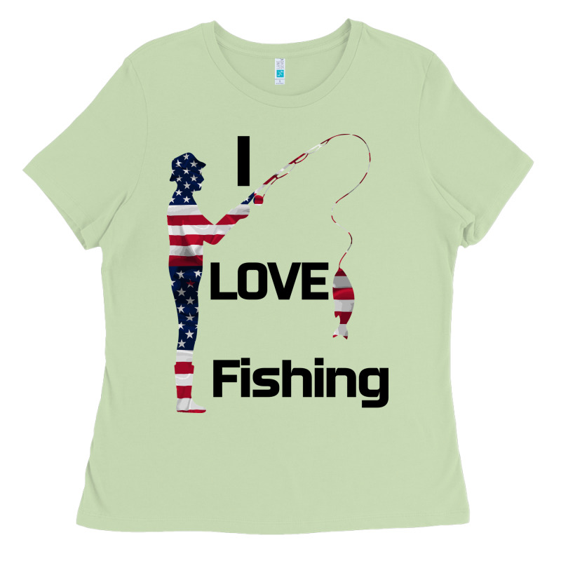 I Love Fishing Ladies Tee by Bettercallsaul | Teevron