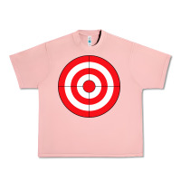 Salmon bulls eye target lazy diy halloween costume darts shooting t shirt Urban Heavy Tee - DesignPulse