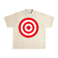Sandshell bulls eye target lazy diy halloween costume darts shooting t shirt Urban Heavy Tee - DesignPulse