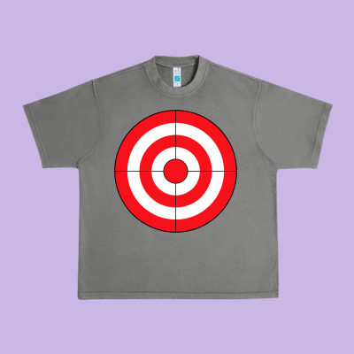 Bulls Eye Target Lazy Diy Halloween Costume Darts Shooting T Shirt Urban Heavy Tee Designed By Designpulse