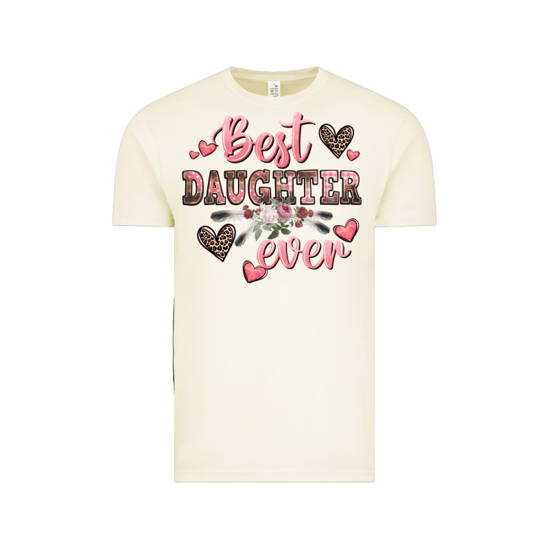 Best Daughter Ever Mother's Day Vintage Tee by CowGirlArtShop | Teevron