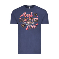 Vintage Denim best daughter ever mother's day Vintage Tee - CowGirlArtShop