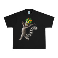 Black All Hail King Julien Urban Heavy Tee - DesignPulse