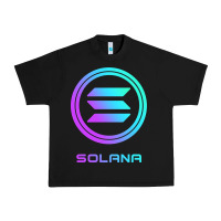 Solana Crypto Sol Coin Blockchain Decentralized Application Long Sleev Urban Heavy Tee | Teevron