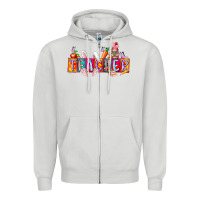 Dove Grey teacher easrter day Zipper Hoodie - RacoonDesign