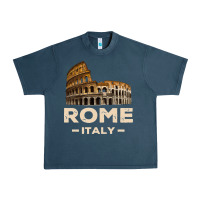 Cool Vintage Roma Italia Colosseum Souvenirs, Rome Italy Pullover Hood Urban Heavy Tee | Teevron
