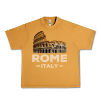Peanut Butter Cool Vintage Roma Italia Colosseum Souvenirs, Rome Italy Pullover Hood Urban Heavy Tee - DesignPulse