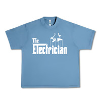 Pebble Blue the electrician the godfather parody design hipste Urban Heavy Tee - PixelWave