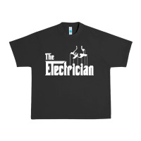 Pigment Black the electrician the godfather parody design hipste Urban Heavy Tee - PixelWave