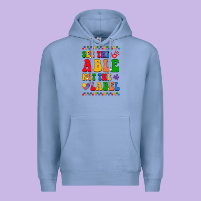 See The Able Not The Label Premium Hoodie Designed By Cowhidedigitalart