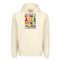 Sandshell see the able not the label Premium Hoodie - CowhideDigitalArt