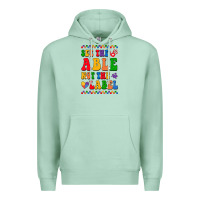 Seafoam see the able not the label Premium Hoodie - CowhideDigitalArt