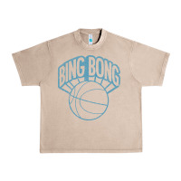 French Oak bing bong vintage distressed Urban Heavy Tee - PixelWave