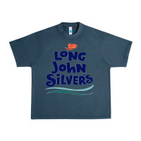 Midnight Navy #long john silvers Urban Heavy Tee - PixelWave