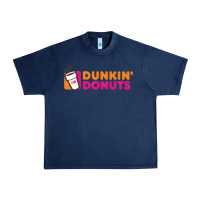 Navy Dunkin'donuts Urban Heavy Tee - PixelWave