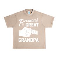 French Oak Promoted to Great Grandpa Urban Heavy Tee - PixelWave