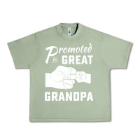 Oil Green Promoted to Great Grandpa Urban Heavy Tee - PixelWave
