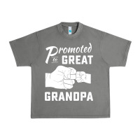 Promoted To Great Grandpa Urban Heavy Tee | Teevron