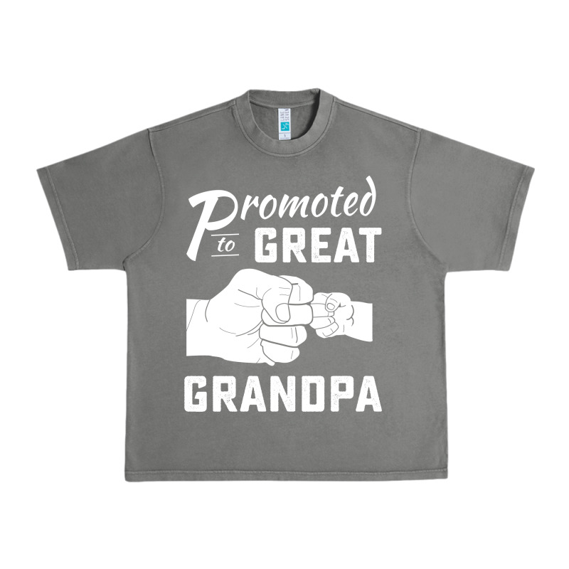 Promoted To Great Grandpa Urban Heavy Tee by PixelWave | Teevron