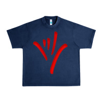 Navy asl (american sign language) tshirt  i love you classic Urban Heavy Tee - PixelWave