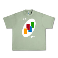 Oil Green Uno Card Game Draw Four Urban Heavy Tee - PixelWave