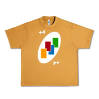 Peanut Butter Uno Card Game Draw Four Urban Heavy Tee - PixelWave