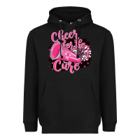 Black Cheer For The Cure Heavyweight Hoodie - BarkalooDesign