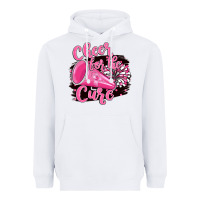 White Cheer For The Cure Heavyweight Hoodie - BarkalooDesign