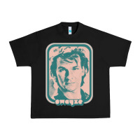 Black patrick swayze retro 80s fan aesthetic design Urban Heavy Tee - PixelWave