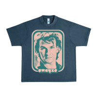 Midnight Navy patrick swayze retro 80s fan aesthetic design Urban Heavy Tee - PixelWave