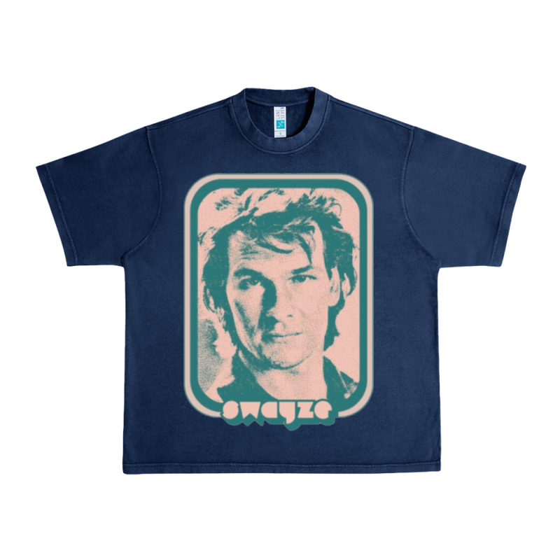 Patrick Swayze Retro 80s Fan Aesthetic Design Urban Heavy Tee by PixelWave | Teevron