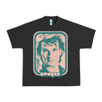 Pigment Black patrick swayze retro 80s fan aesthetic design Urban Heavy Tee - PixelWave