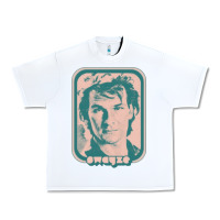 White patrick swayze retro 80s fan aesthetic design Urban Heavy Tee - PixelWave