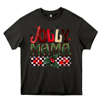 Asphalt Christmas jolly mama Heavy Core Tee - BarkalooDesign