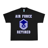 Black military master sergeant air force retired t shirt Urban Heavy Tee - PixelWave