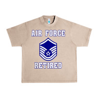 French Oak military master sergeant air force retired t shirt Urban Heavy Tee - PixelWave
