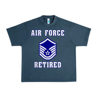 Midnight Navy military master sergeant air force retired t shirt Urban Heavy Tee - PixelWave